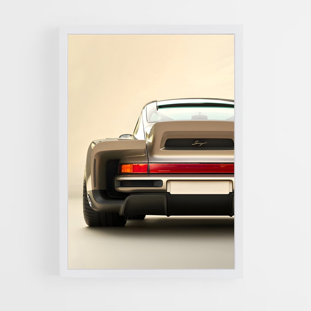 Poster Turbo Dynamique DLS – affiche Voitures Singer (vue 3)